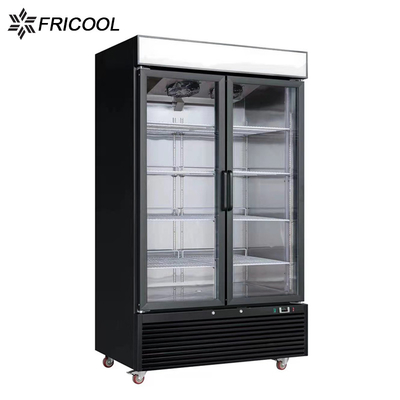 Refrigerador de cristal vertical 1170L de la puerta