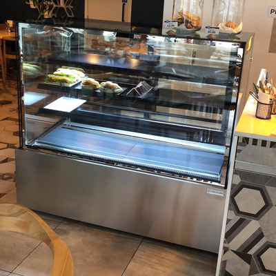 13.7 CU.FT Cake Showcase Display Chiller 1200*680*1200mm For Bakery Shop