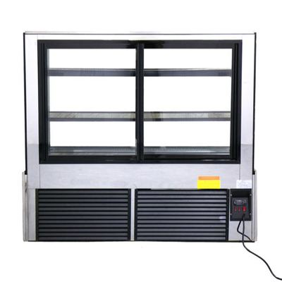 Armário de exposição de vidro curvado da padaria refrigerar de ar com CE/ETL