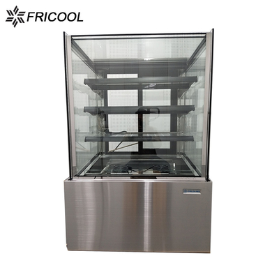 Réfrigérateur réfrigéré 15,5 CU.FT d'affichage de pâtisserie d'étalage de gâteau de porte coulissante