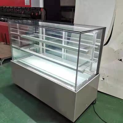 Refroidisseur réfrigéré 450L de cas d'épicerie d'allumage intérieur de la porte coulissante LED