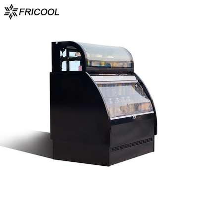 Refroidisseur 450L d'affichage de réfrigérateur de rideau aérien de Fricool R134a