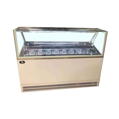 R290 12*1/3 réfrigérant filtre le congélateur CFC d'affichage de crème glacée de Gelato librement