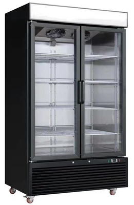 Merchandiser commerciale 115V 60HZ del frigorifero di vetro a 48 pollici della porta due