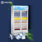gefrierschrank R290 GAS Verkauf-Kühlschrank der Glastür-6.2A Handels