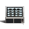 Refrigerador de cristal curvado de la exhibición de la torta para la tienda de la panadería con CE/ETL