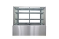Commercieel refrigerareted glasshowcase voor bakkerijwinkel met CE/ETL