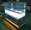 Refroidisseur réfrigéré 450L de cas d'épicerie d'allumage intérieur de la porte coulissante LED