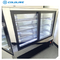 Refrigerador de la exhibición del escaparate de la torta y equipo de cristal curvados de la panadería de los congeladores con CE/ETL