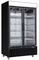 Merchandiser commerciale 115V 60HZ del frigorifero di vetro a 48 pollici della porta due
